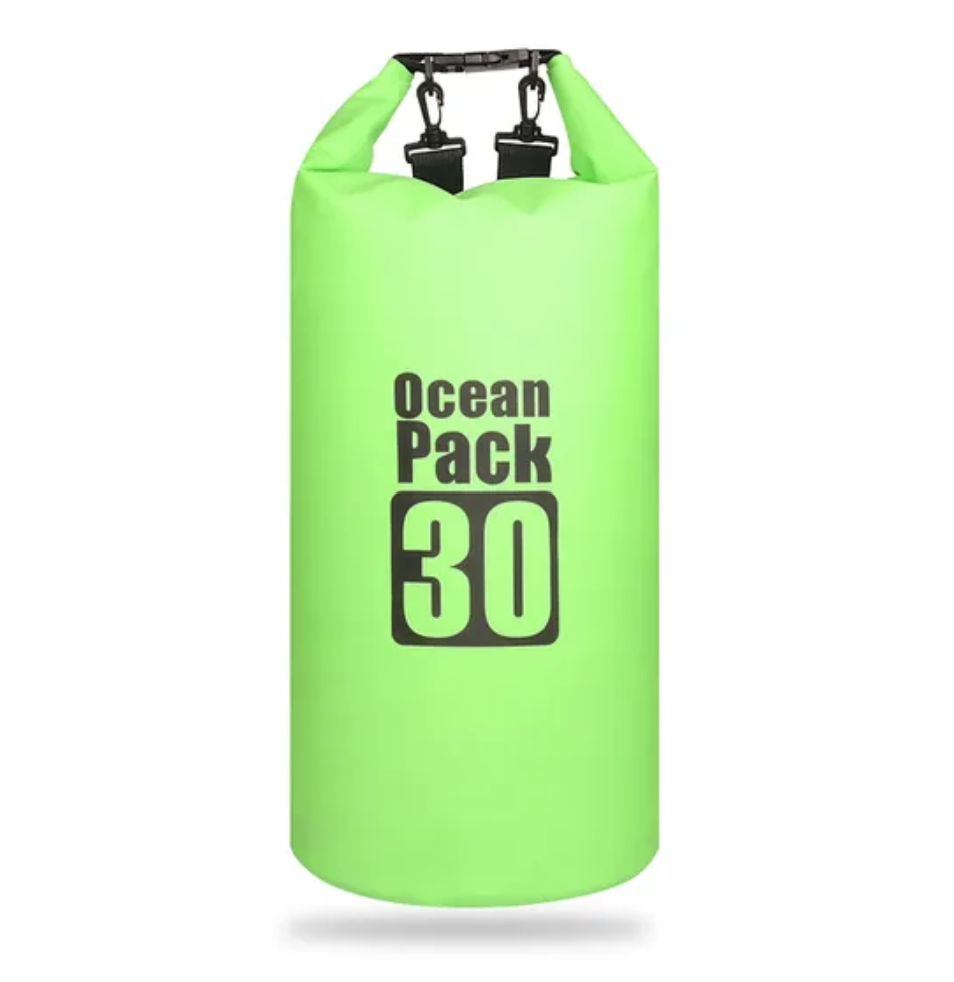 E-shop KAYAK Lodný vak na vodu, vodotesný, 10 l / 15 l / 20 l / 30 l Farba: Zelená, Objem: 30 l