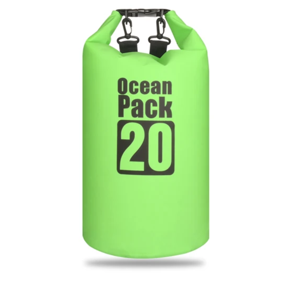 E-shop KAYAK Lodný vak na vodu, vodotesný, 10 l / 15 l / 20 l / 30 l Farba: Zelená, Objem: 20 l
