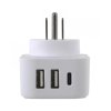 lifeventure World to US Travel Adaptor with USB a USB C 6