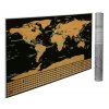 deluxe stiraci mapa sveta s vlajkami 82 5 x 59 4 cm 1