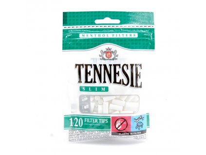 TENNESIE Cigaretové filtre  Slim Menthol- 120 ks