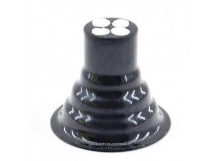 Silikónový náustok s filtrom na bongo- YD-700- Čierny