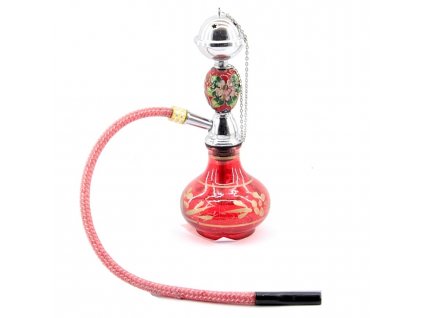Vodná fajka Mini 18 cm- Červená