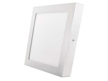 LED panel 225×225, štvorcový prisadený biely, 18W teplá b.