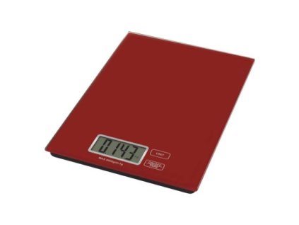 Digitálna kuchynská váha EV003, červená