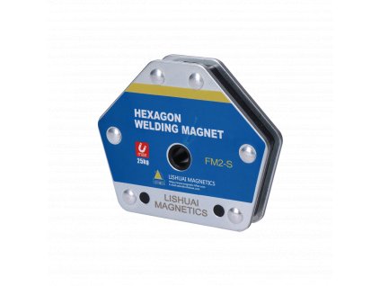 Zvárací magnet / zvárací uhol, zaťaženie 25kg, meracie uhly: 30°, 45°, 60°, 75°, 90°, 105°