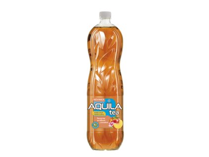 Aquila černý čaj s broskví  1,5l PET, 6 ks/balení