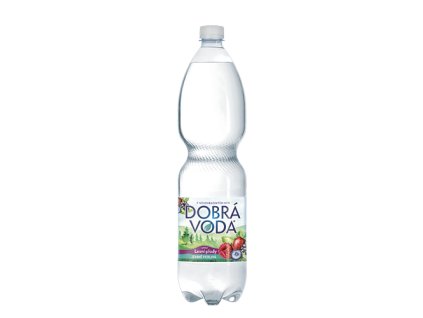 Dobrá voda jemně perlivá Lesní plody  1,5L PET, 6 ks/balení