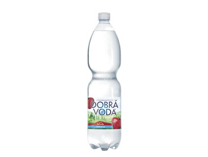 Dobrá voda neperlivá Jahoda  1,5L PET, 6 ks/balení