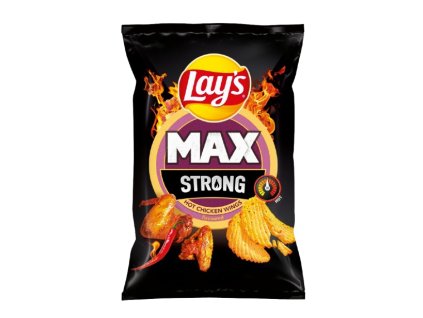 Lays MAX Strong Hot Wings 120g 3D removebg preview