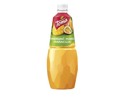 Toma Pomeranč maracuja mango  1L PET, 6 ks/balení