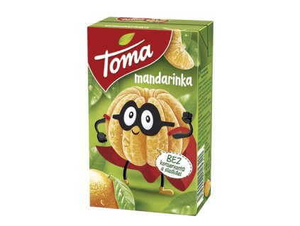 TOMA Mandarínka  0,25L CB, 27 ks/balenie