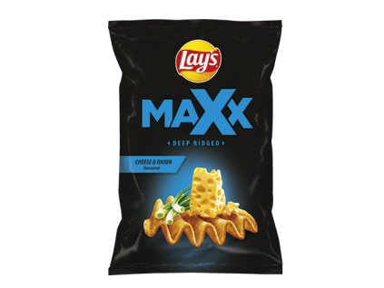 Lays MAX Deep-Cut Cheese&Onion  55g BAG, 14 ks/balenie