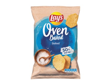 Lays Oven Baked Salted  110g BAG, 12 ks/balenie