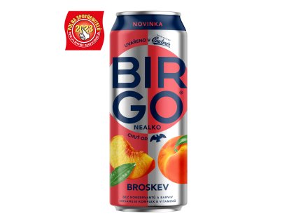 BIRGO Broskyňa  0,5L CAN, 24 ks/balenie