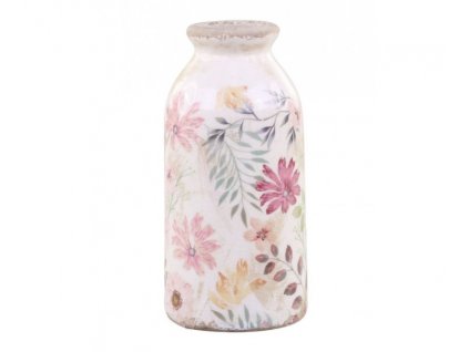 keramicka dekoracni vaza s kvety floral auray o 715cm