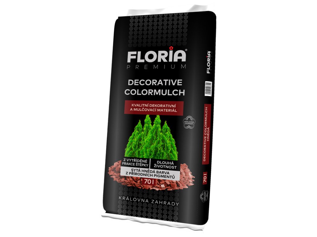 vyr 802 FLORIA Decorative ColorMulch 70 l hneda