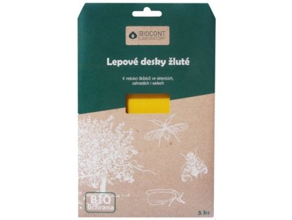 vyr 224141021 biocont zlute lepove desky proti skudcum ve skleniku 5ks