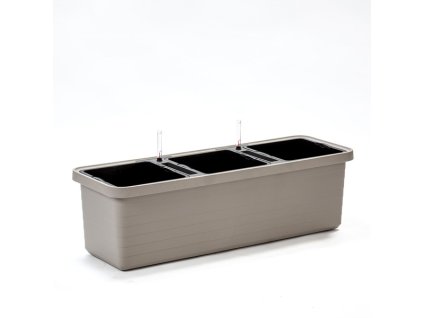 vyr 3393190207 Velkoobjemovy truhlik Berberis TRIO 117 cm taupe