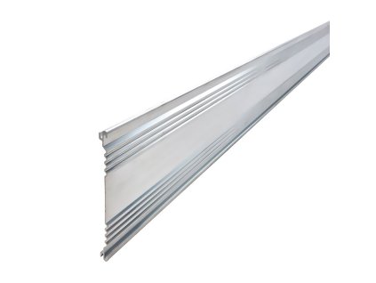 vyr 100000436 Obrubnik hlinik I 120x10cm Alubord Alluminio 3 ks