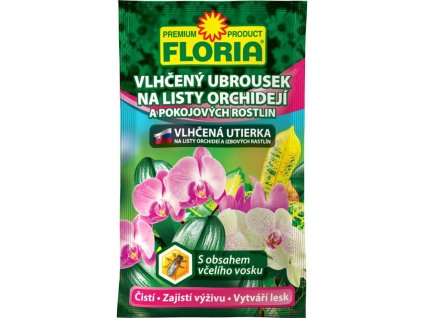 vyr 1757FLORIA Vlhcene ubrousky na listy orchideji a pokovych rostlin 1ks 6g