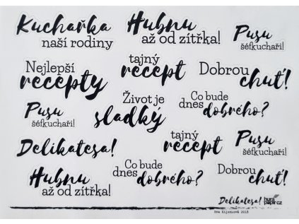 Samolepky - Kuchařka