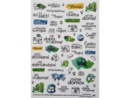 Samolepky - Cestování č.10