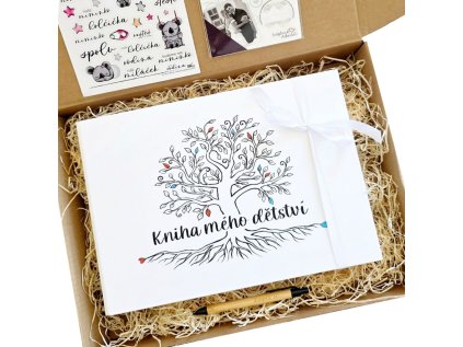 Kniha mého dětství/pro miminka - DÁRKOVÁ SADA