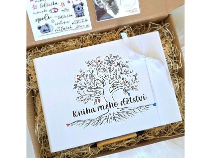 Kniha mého dětství/pro miminka - DÁRKOVÁ SADA