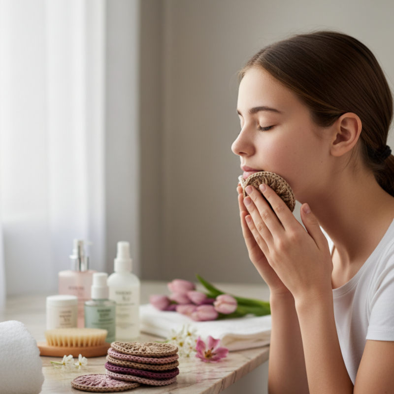 odlicovaci tampon cistici plet kosmeticky zero waste eco friendly