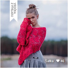 satek sala krajka prirodni hedvabi alpaka