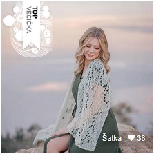 satek sala krajka prirodni hedvabi alpaka