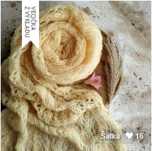 satek sala krajka prirodni hedvabi alpaka