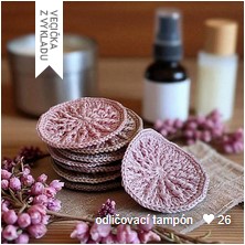 odlicovaci tampon cistici plet kosmeticky zero waste eco friendly
