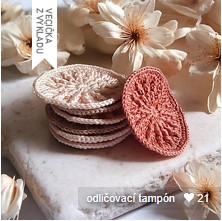 odlicovaci tampon cistici plet kosmeticky zero waste eco friendly
