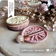 odlicovaci tampon cistici plet kosmeticky zero waste eco friendly