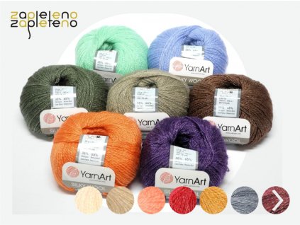 Silky Wool YarnArt Zapleteno