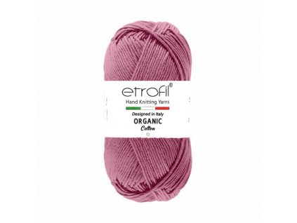 organic cotton EB001 tmave fialova
