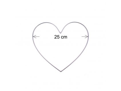Srdce 25cm