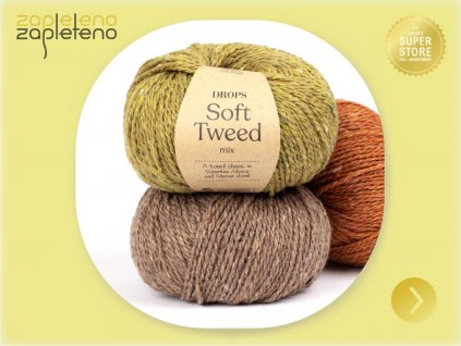 DROPS Soft Tweed Zapleteno