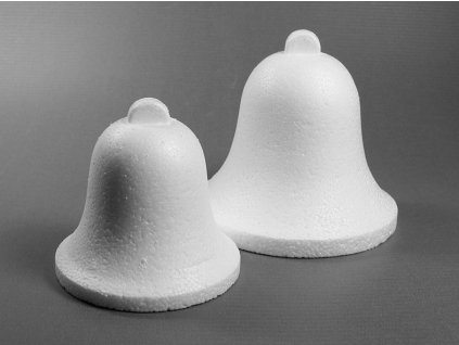 Polystyrenový zvonek s uchem - různé velikosti