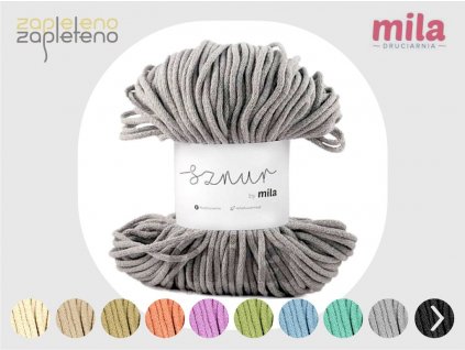 Bavlněná šňůra MILA Cotton Cord 5 mm