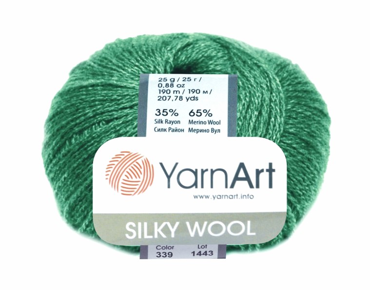 YarnArt Silky Wool Silky Wool: 339 - smaragdová