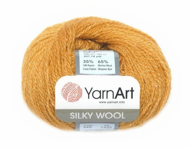 YarnArt Silky Wool Silky Wool: 345 - hořčicová