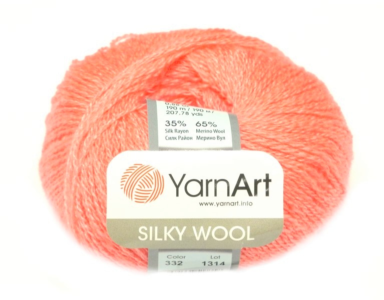 YarnArt Silky Wool Silky Wool: 332 - korálová