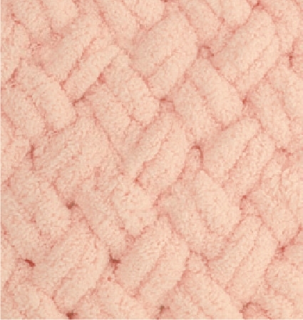 Pletací příze Alize Puffy 100 g Varianta: 11 (340) pudrovo-lososová, Balení: 1 ks