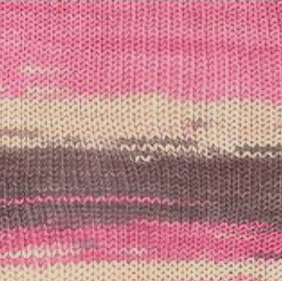 Alize Diva Batik Diva Batik: 7829 šeříková růžová, béžová, světle hnědá