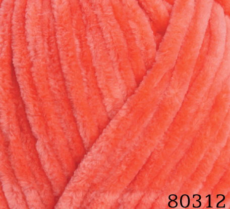 Pletací žinylková příze Dolphin Baby 100 g Varianta: 11 (80312) lososová, Balení: 1 ks