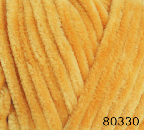 Pletací žinylková příze Dolphin Baby 100 g Varianta: 30 (80330) hořčicová, Balení: 1 ks
