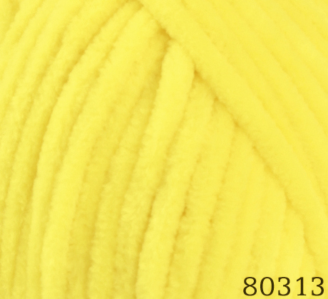 Pletací žinylková příze Dolphin Baby 100 g Varianta: 27 (80313) žlutá, Balení: 1 ks
